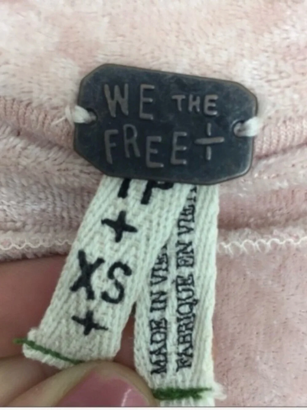 Free People We The Free Crushed Velvet Sweatshirt